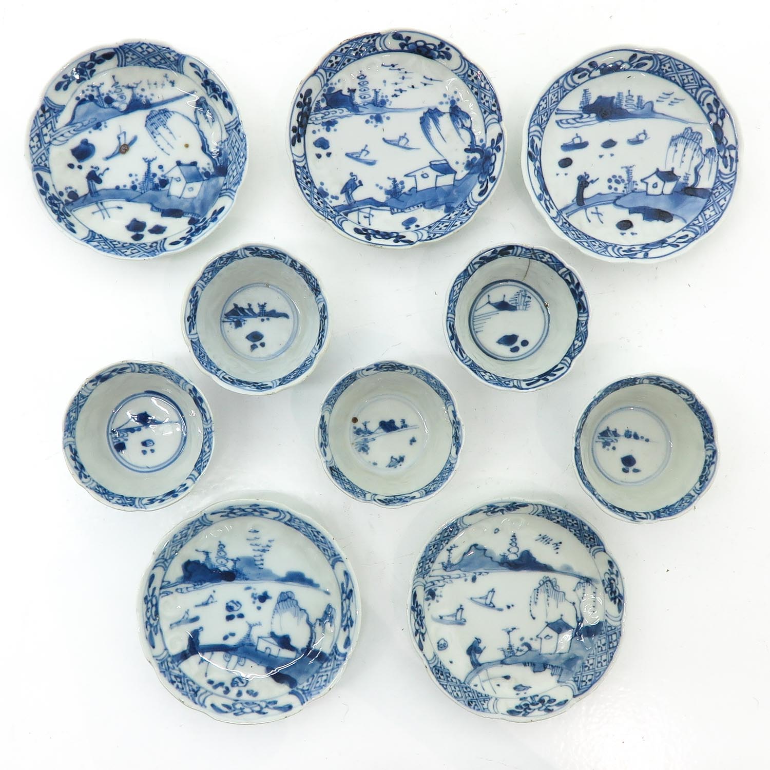 A Set of 5 Cups and Saucers - Image 5 of 10