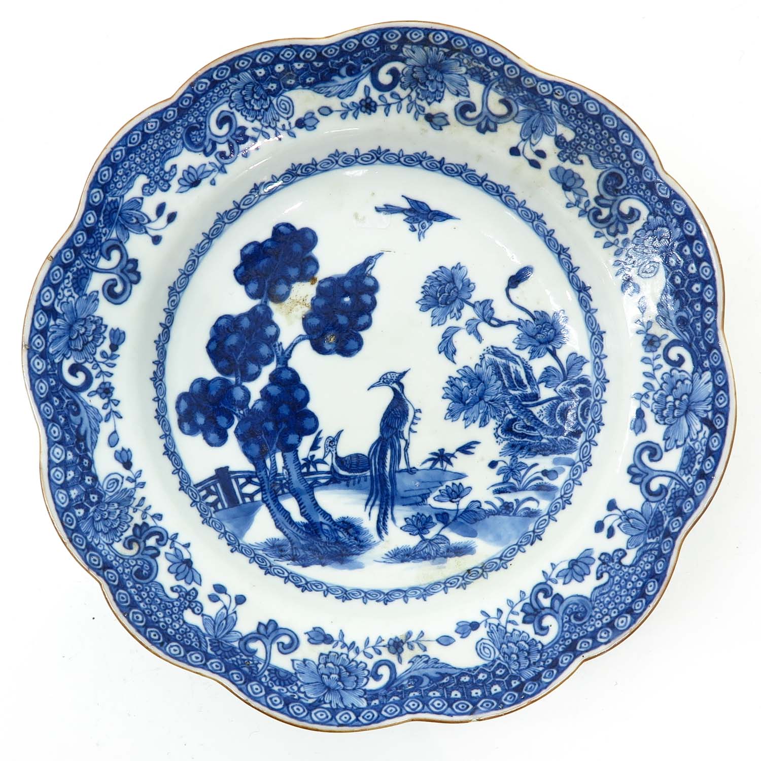 A Pair of Blue and White Plates - Image 3 of 6