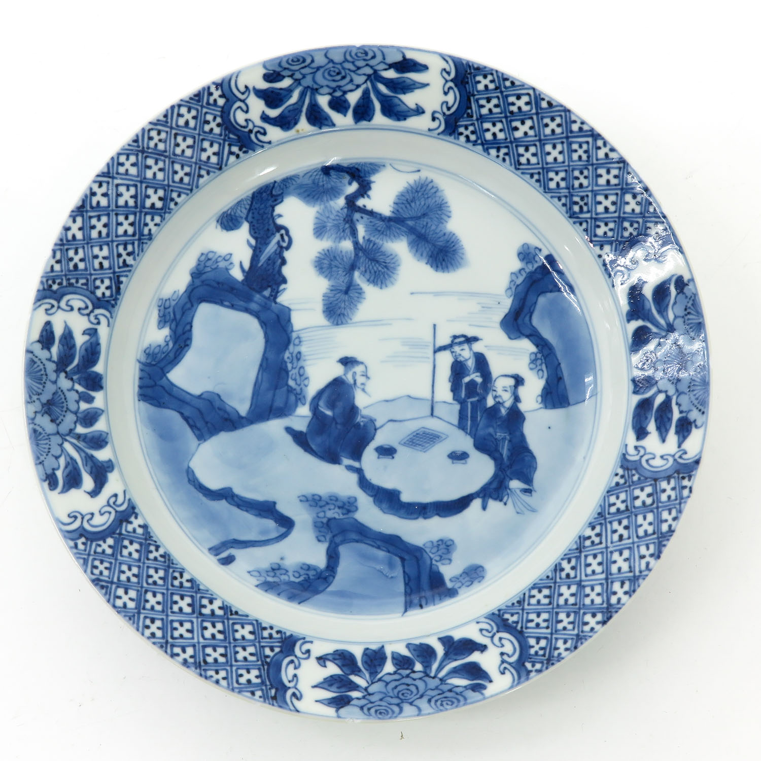 Two Blue and White Plates - Image 3 of 8