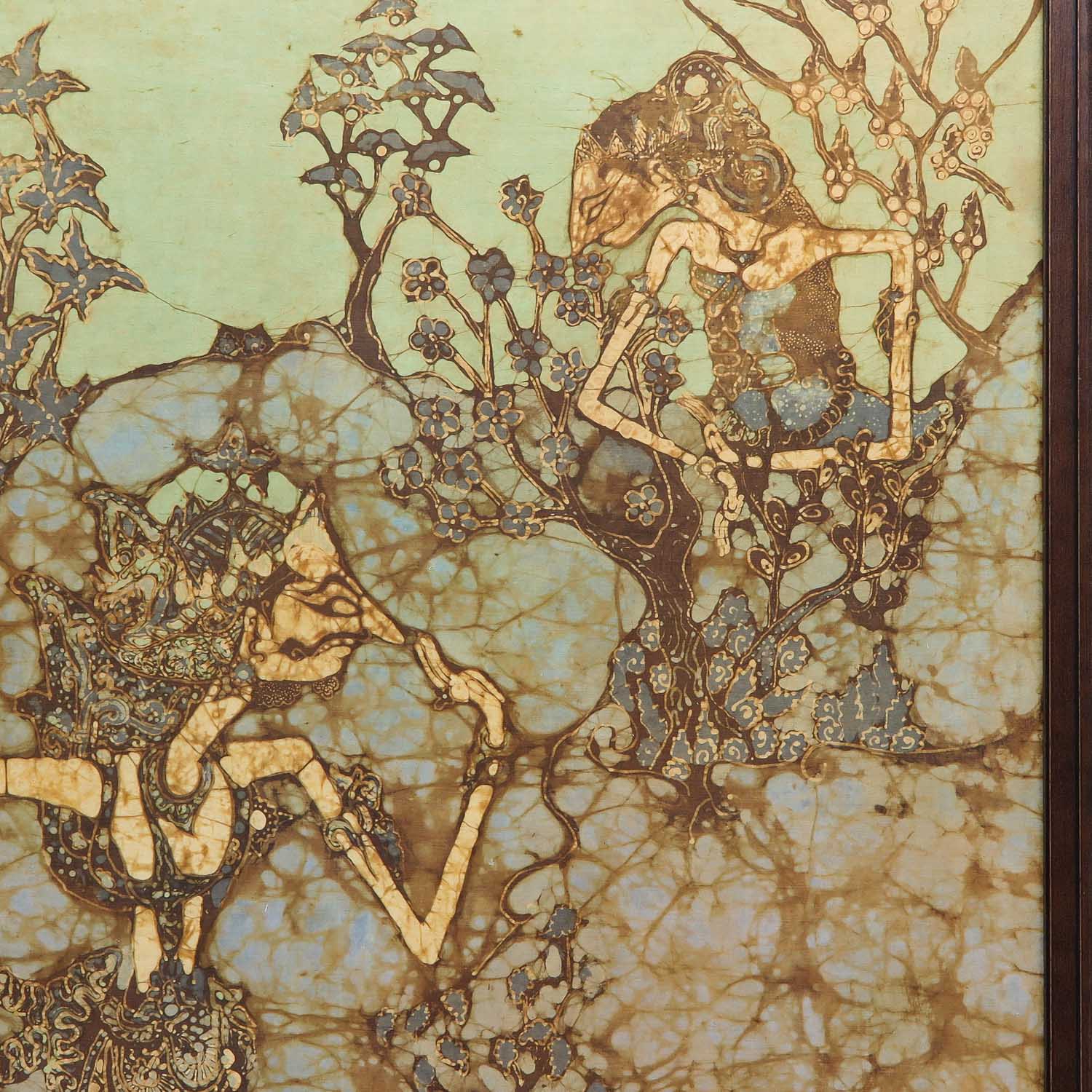 A Collection of Framed Batik Artwork - Image 4 of 10