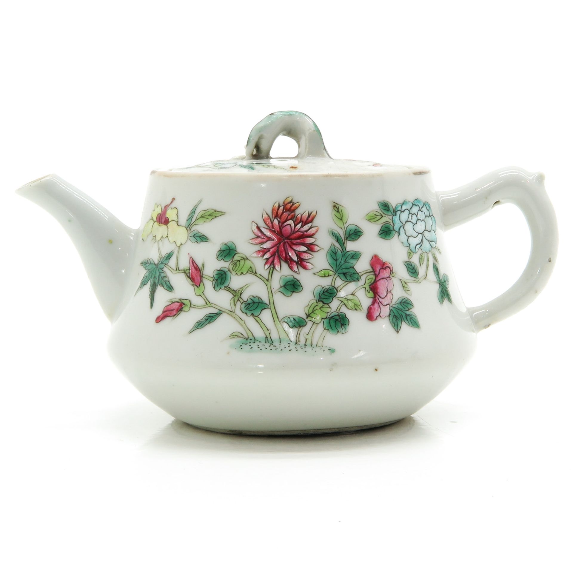 A Famille Rose Teapot - Bild 2 aus 10
