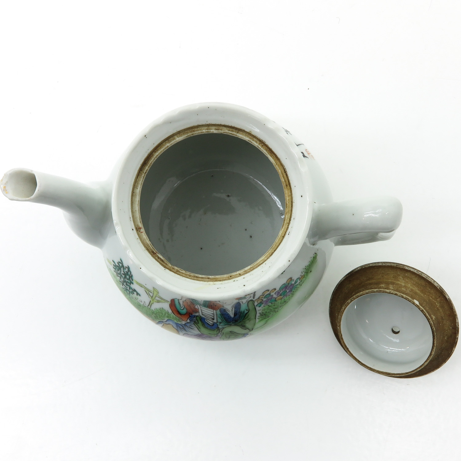 A Polychrome Decor Teapot - Image 6 of 10