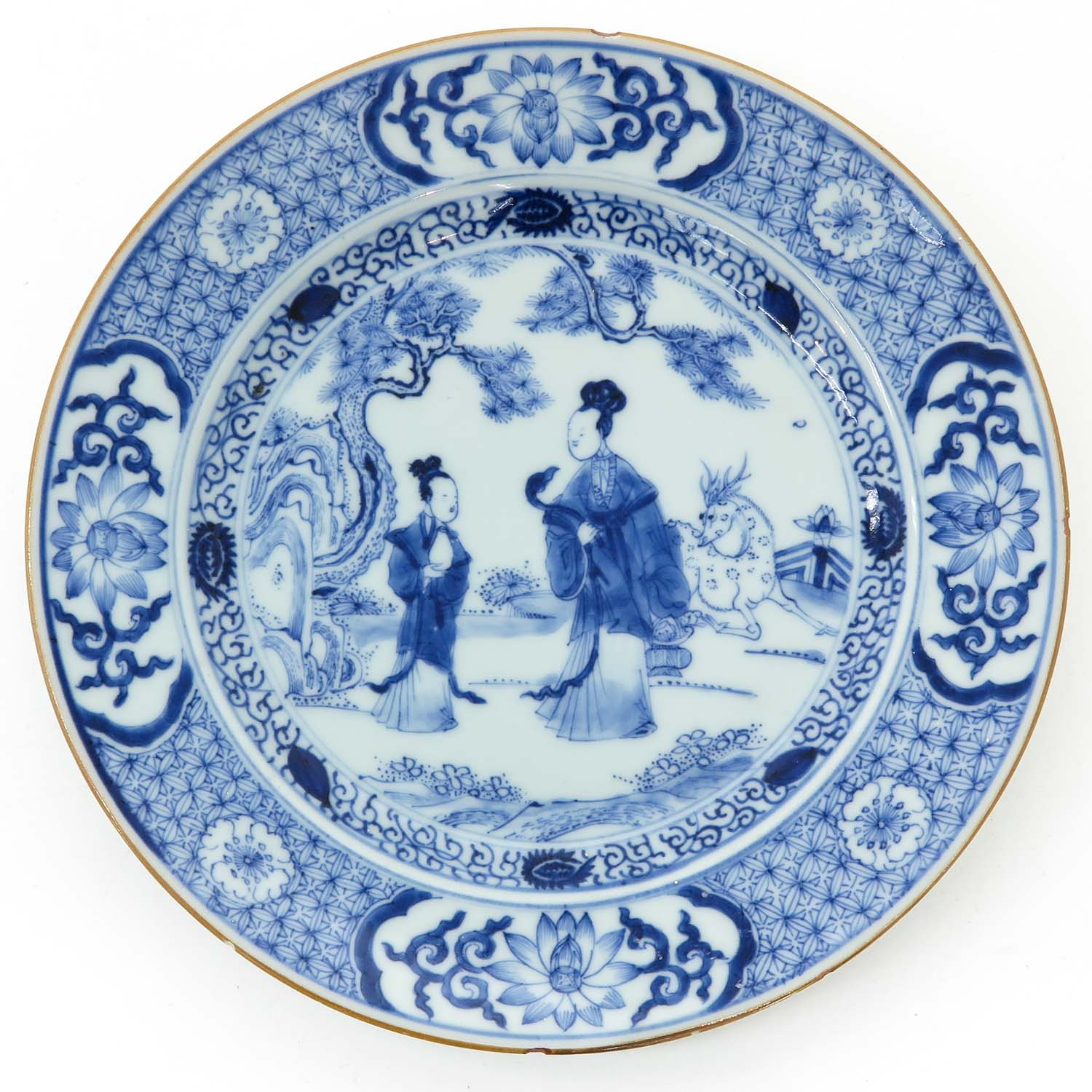 Two Blue and White Plates - Image 3 of 7