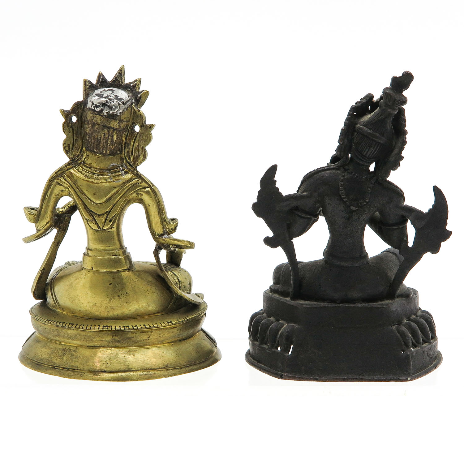 Two Bronze Buddhas - Image 3 of 7