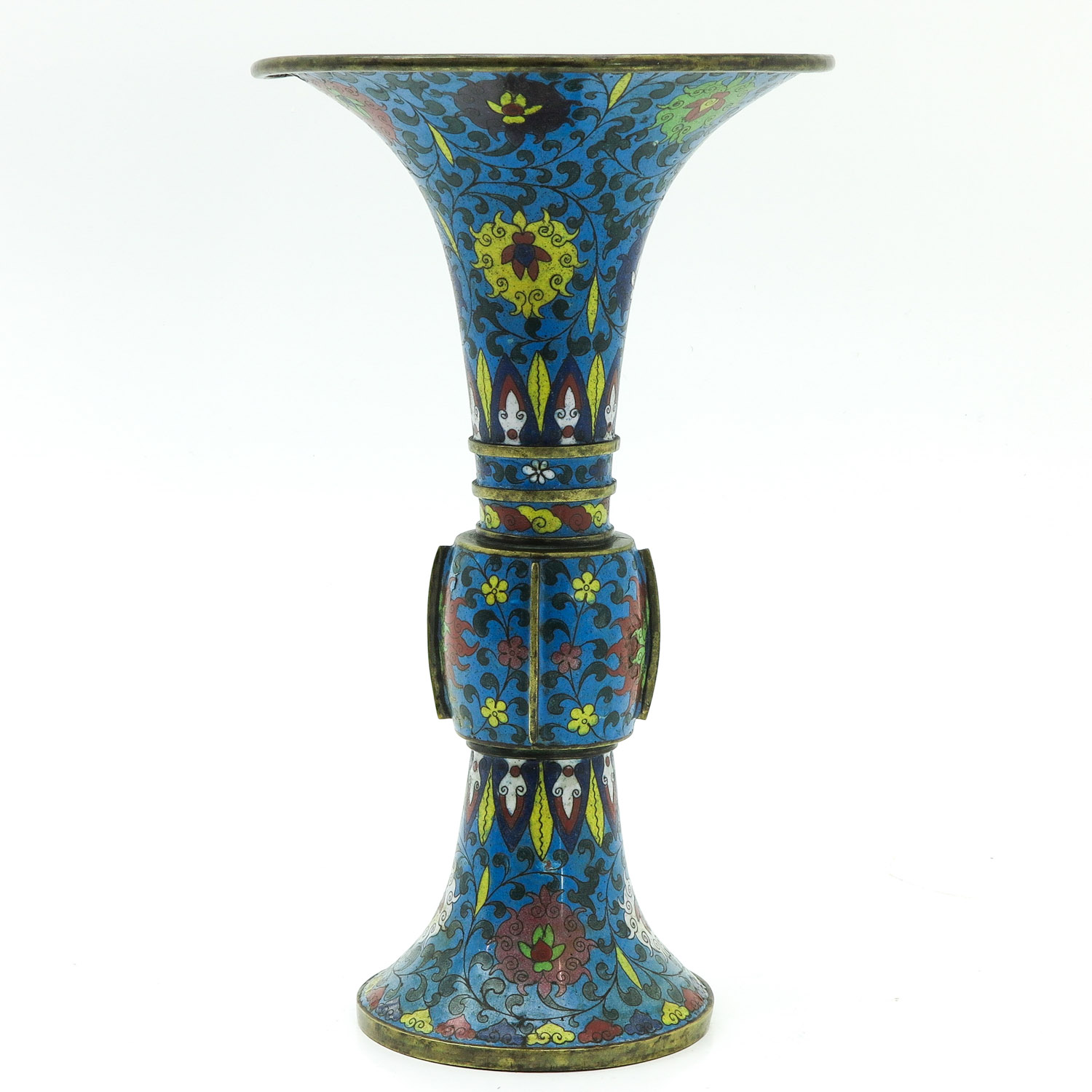 A Cloisonne Altar Vase - Image 4 of 9