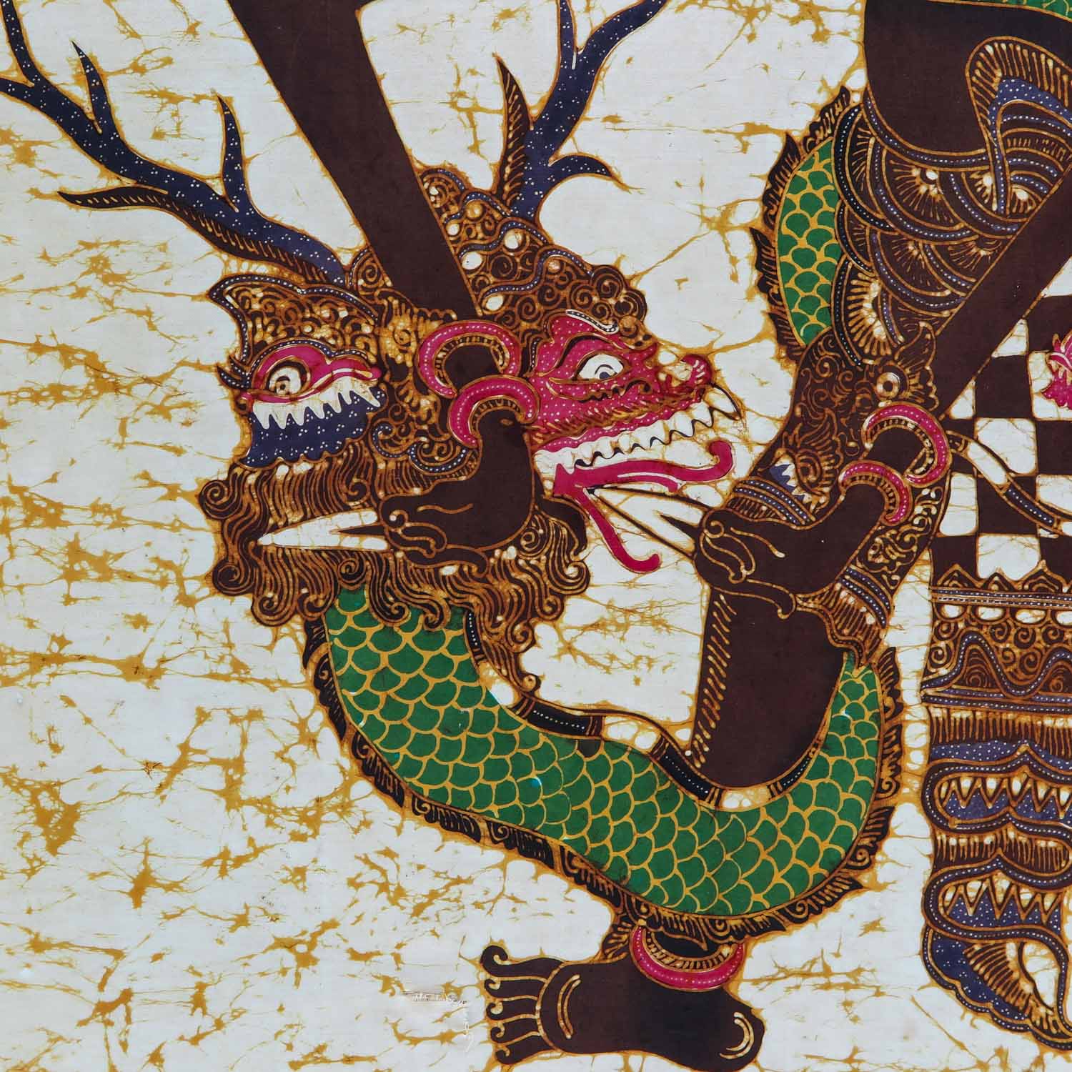 A Collection of Framed Batik Artwork - Image 6 of 10