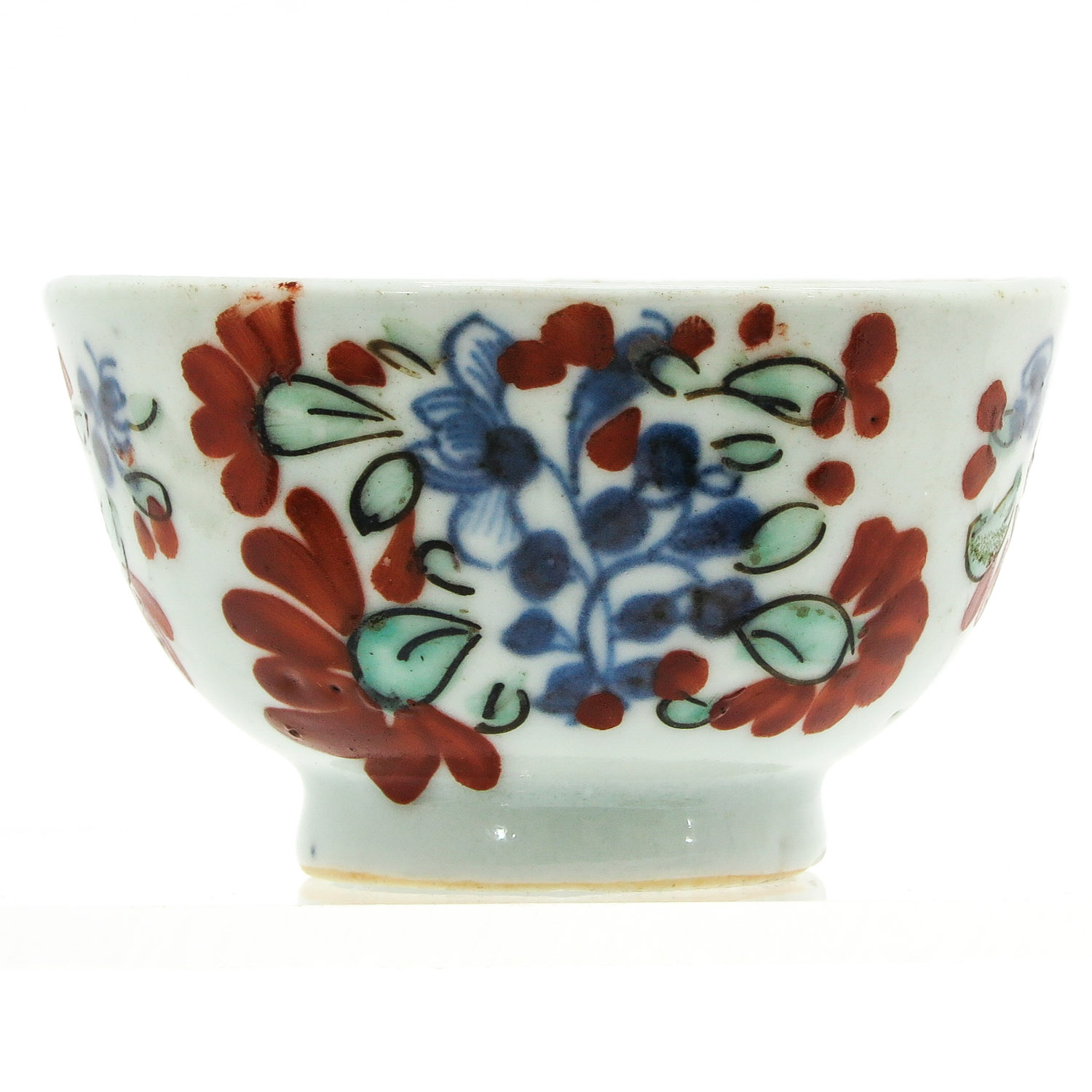 Four Polychrome Decor Cups and Saucers - Image 9 of 10