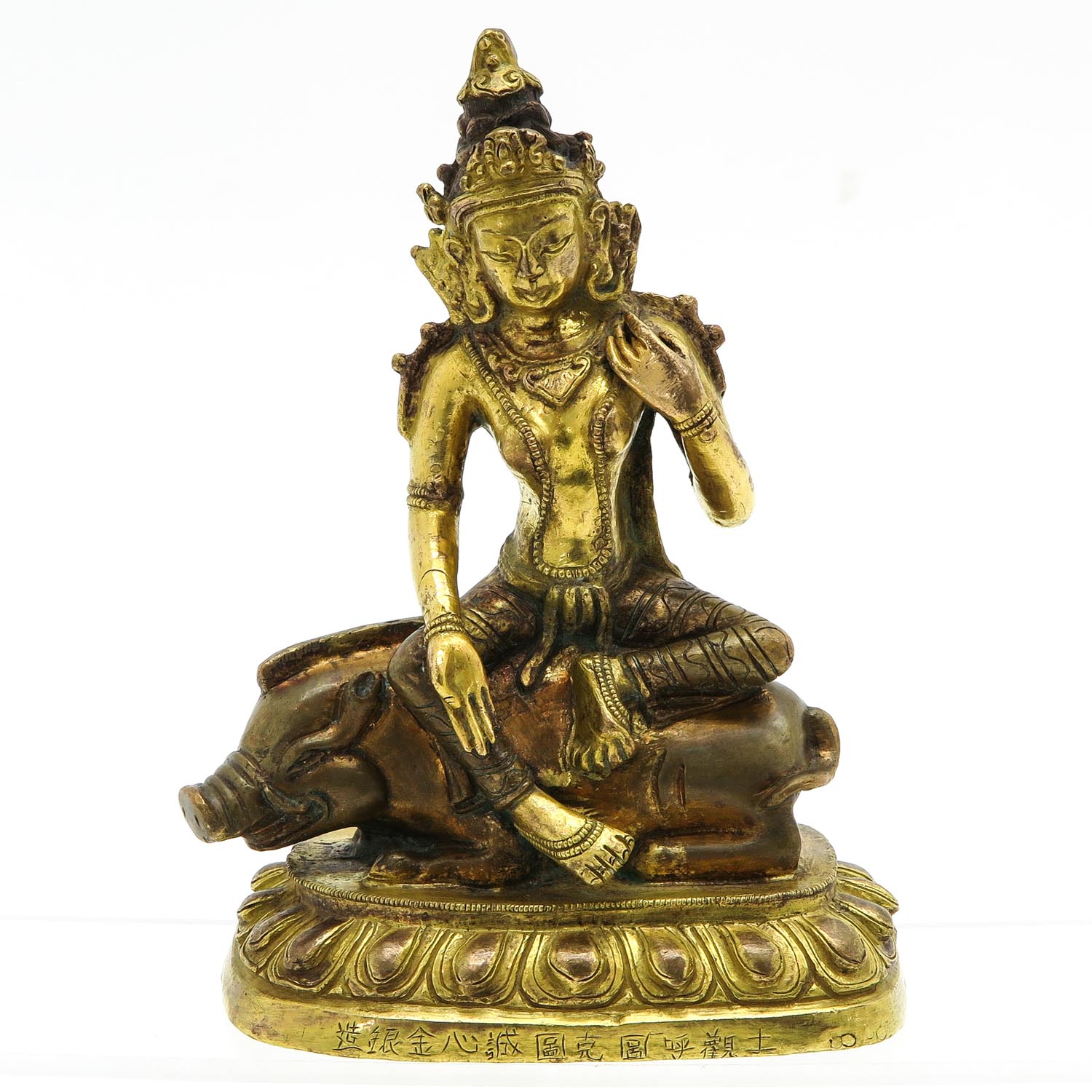 A Bronze Buddha Sculpture