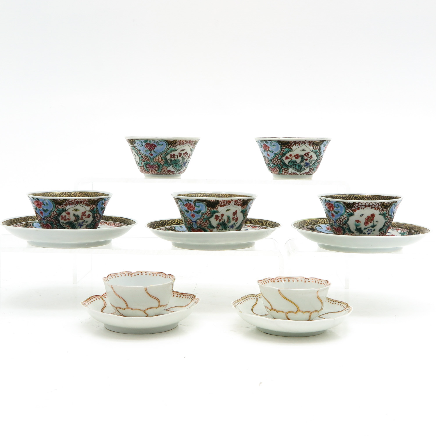 A Diverse Collection of Cups and Saucers - Image 4 of 10