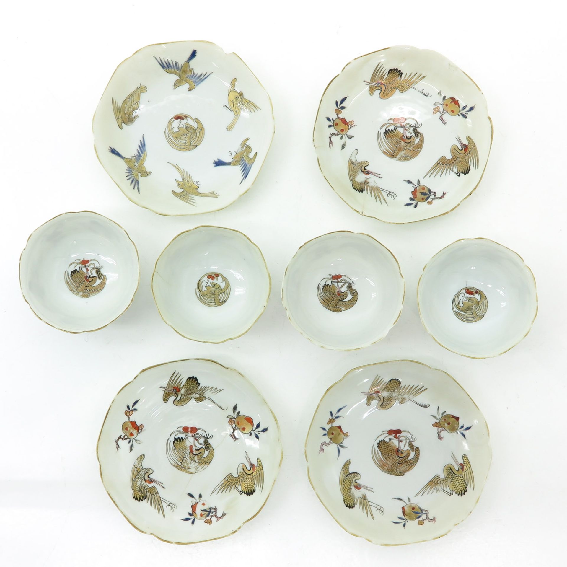 A Series of 4 Cups and Saucers - Bild 5 aus 10