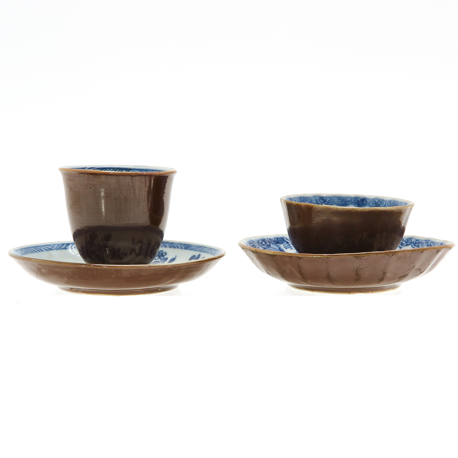 Two Batavianware Cups and Saucers - Image 2 of 9