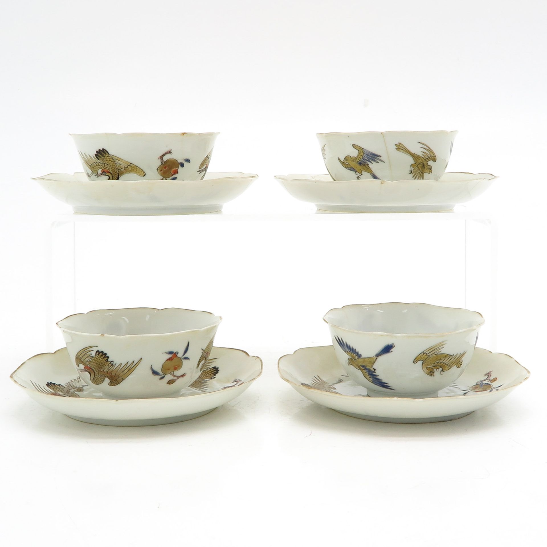 A Series of 4 Cups and Saucers - Bild 4 aus 10