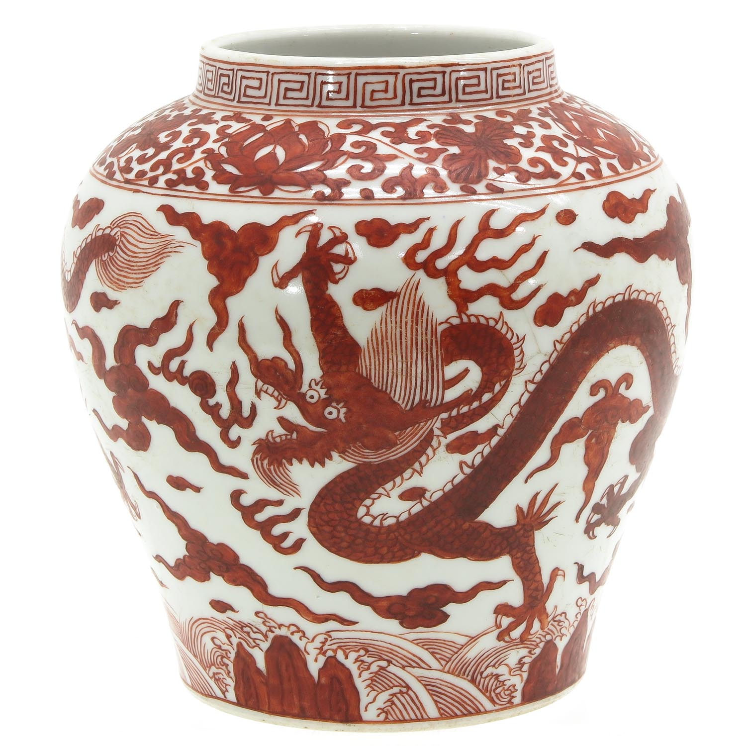 A Dragon Decor Vase