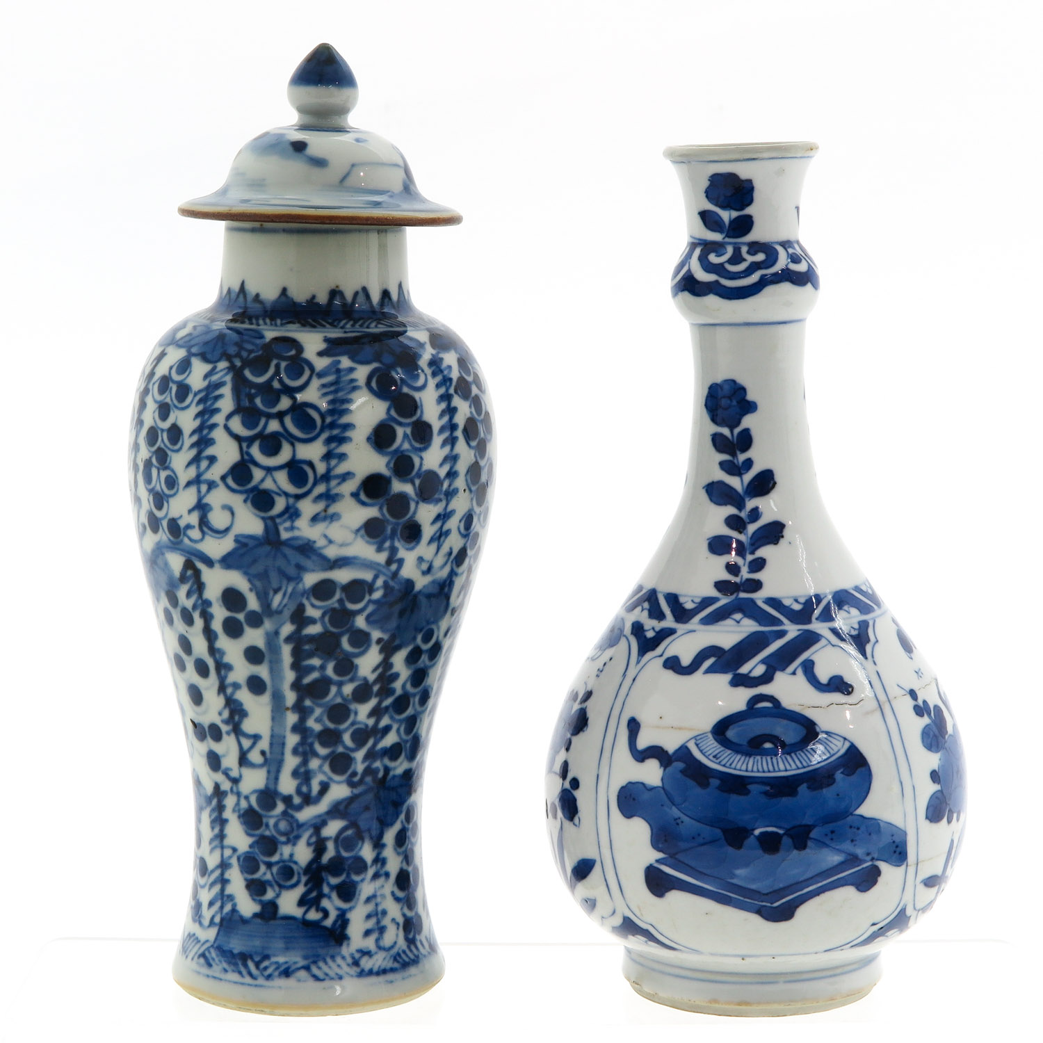 Two Blue and White Vases - Image 3 of 10