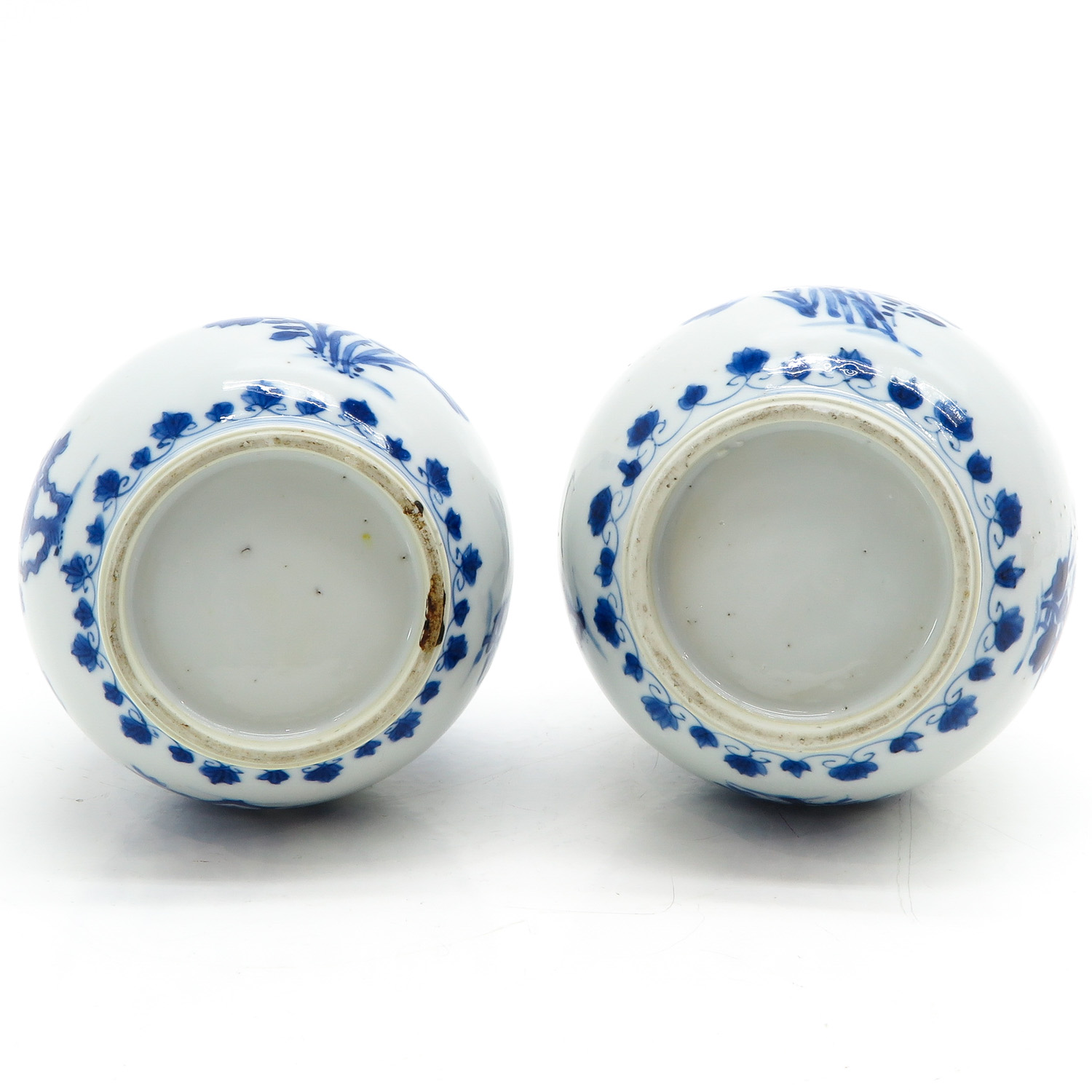 A Pair of Blue and White Vases - Bild 6 aus 8