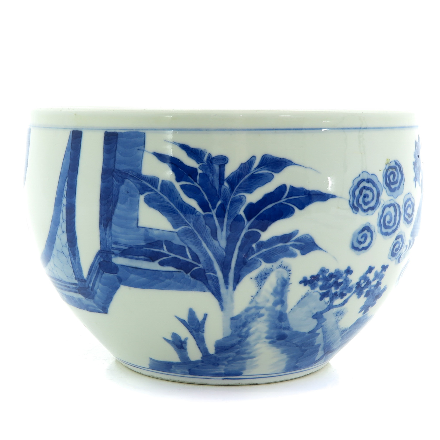 A Blue and White Cache Pot - Image 2 of 10