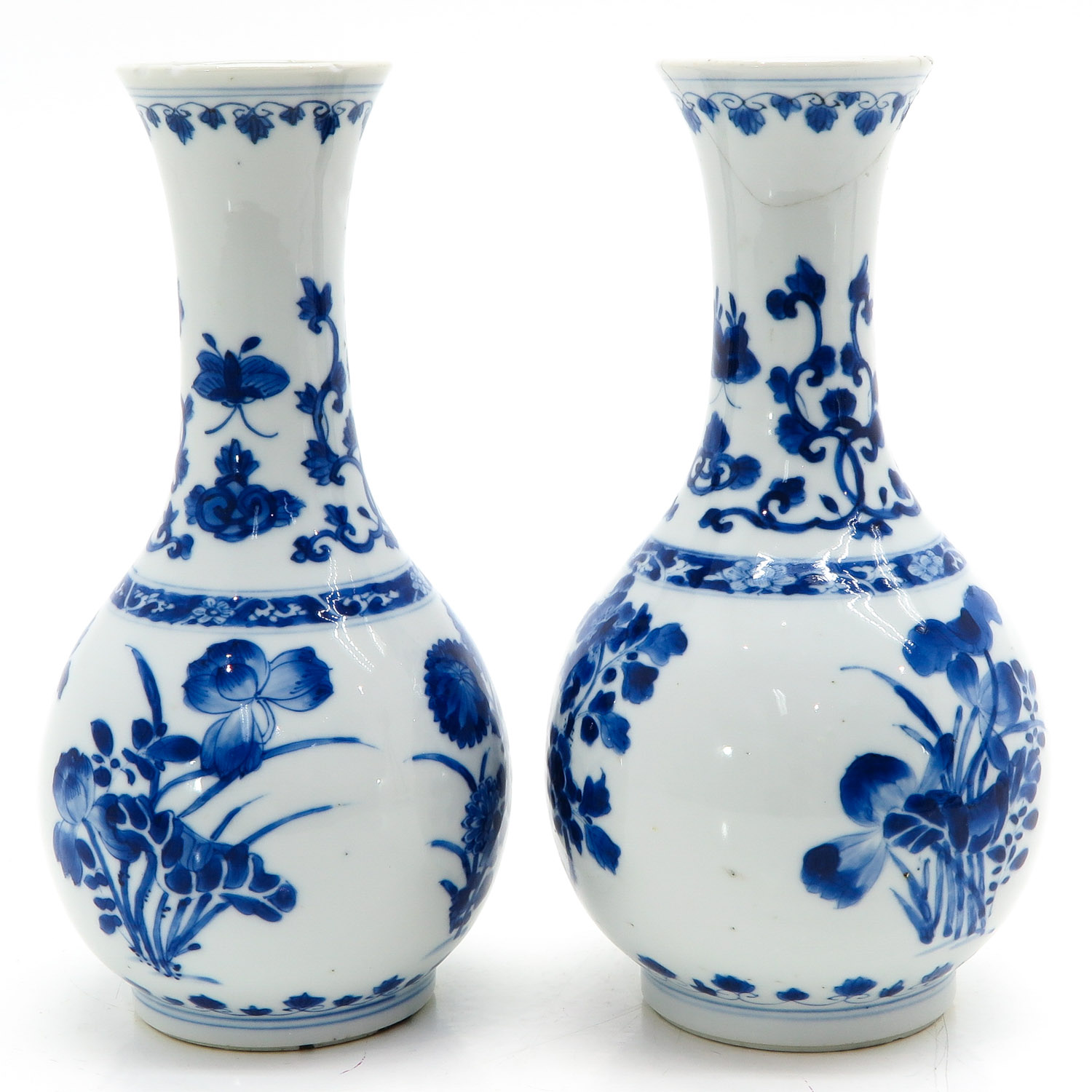 A Pair of Blue and White Vases - Bild 4 aus 8