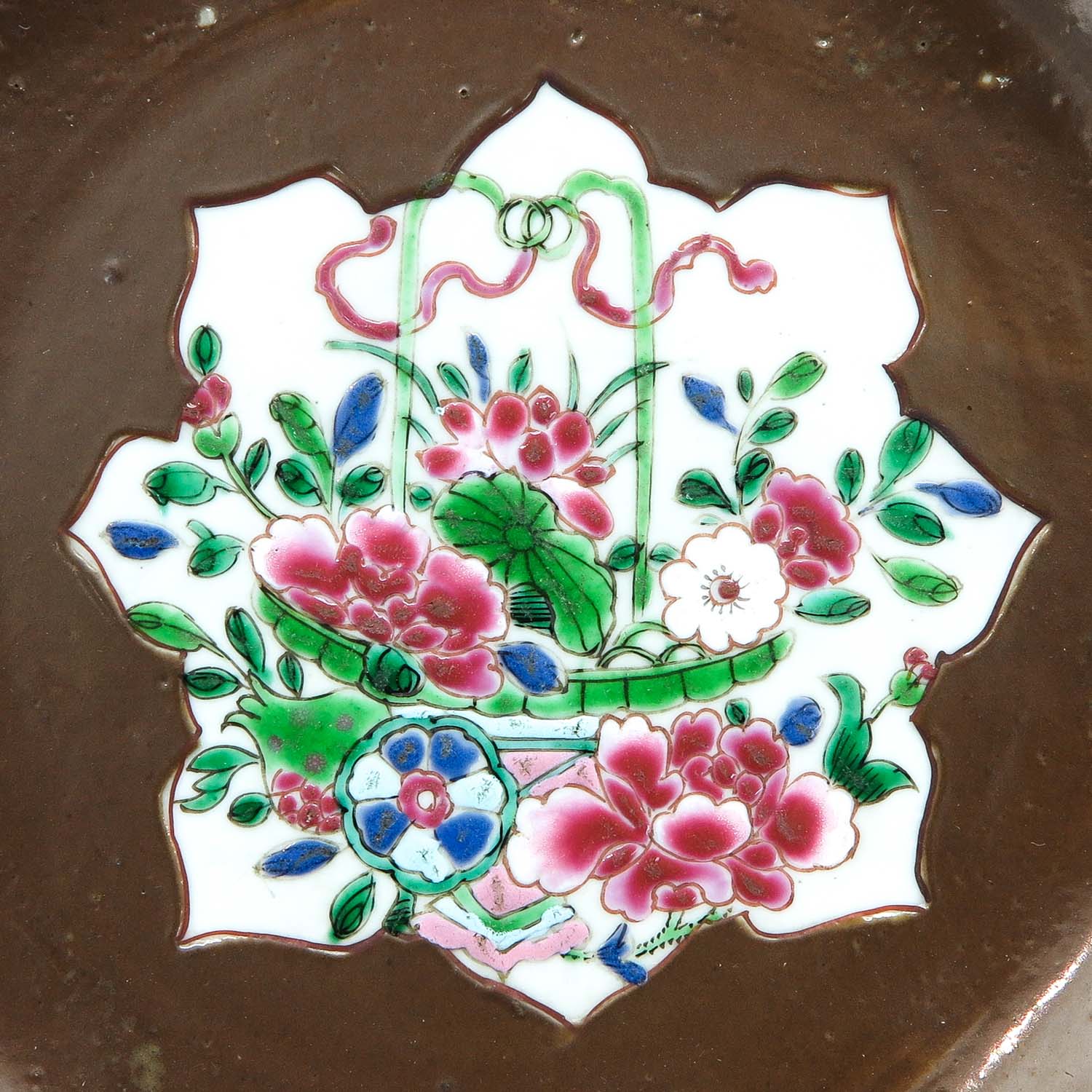 A Batavianware Plate - Image 3 of 4