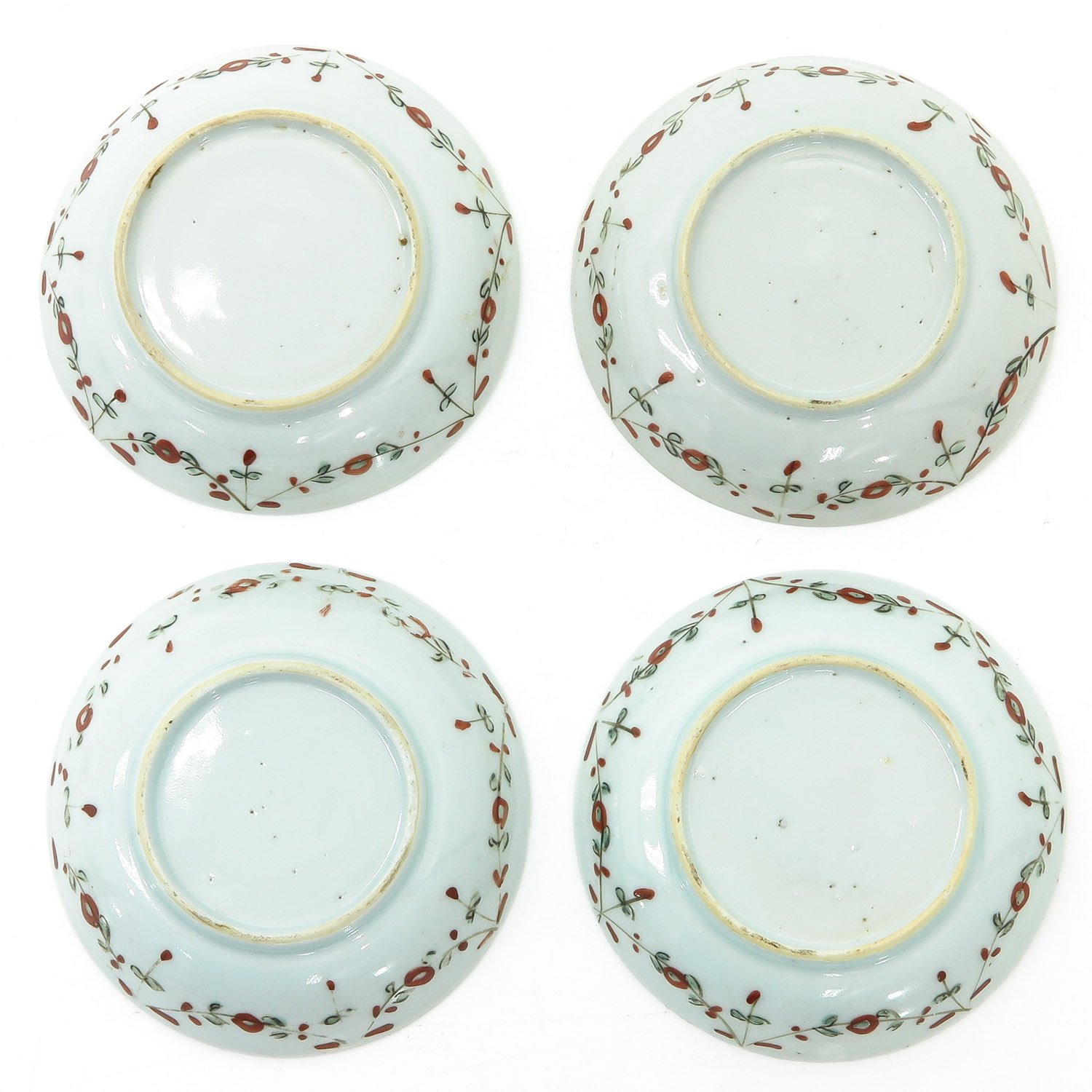 Four Polychrome Decor Cups and Saucers - Image 8 of 10