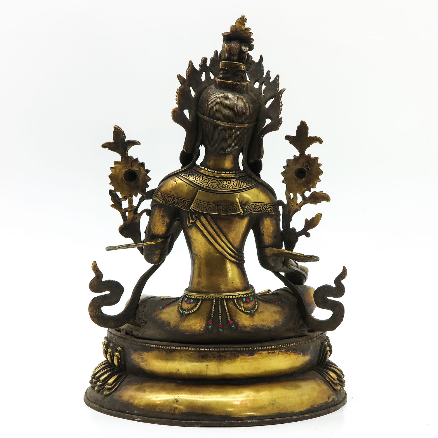 A Bronze Buddha Sculpture - Image 3 of 10