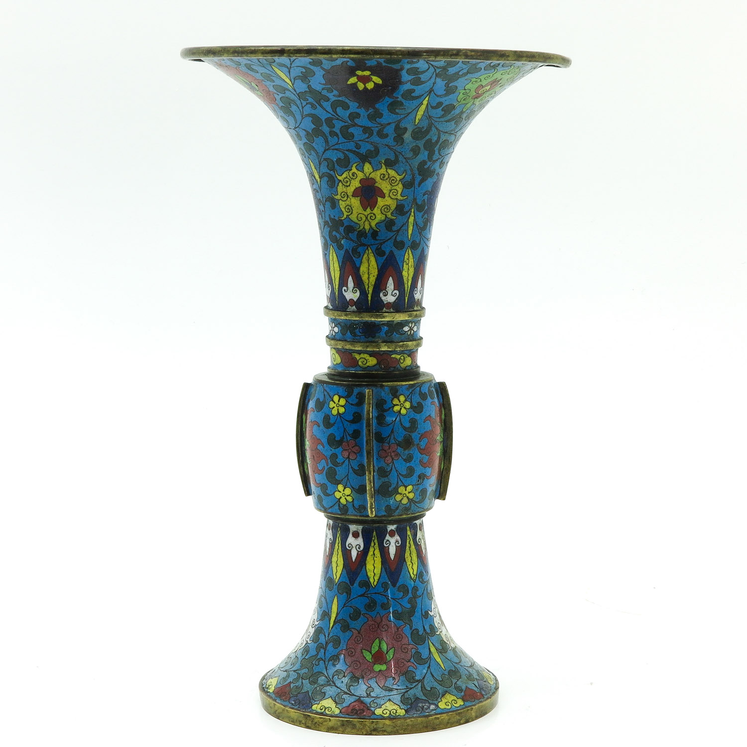 A Cloisonne Altar Vase - Image 2 of 9