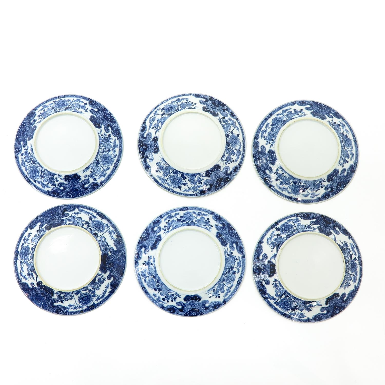 A Series of Six Blue and White Plates - Image 2 of 9