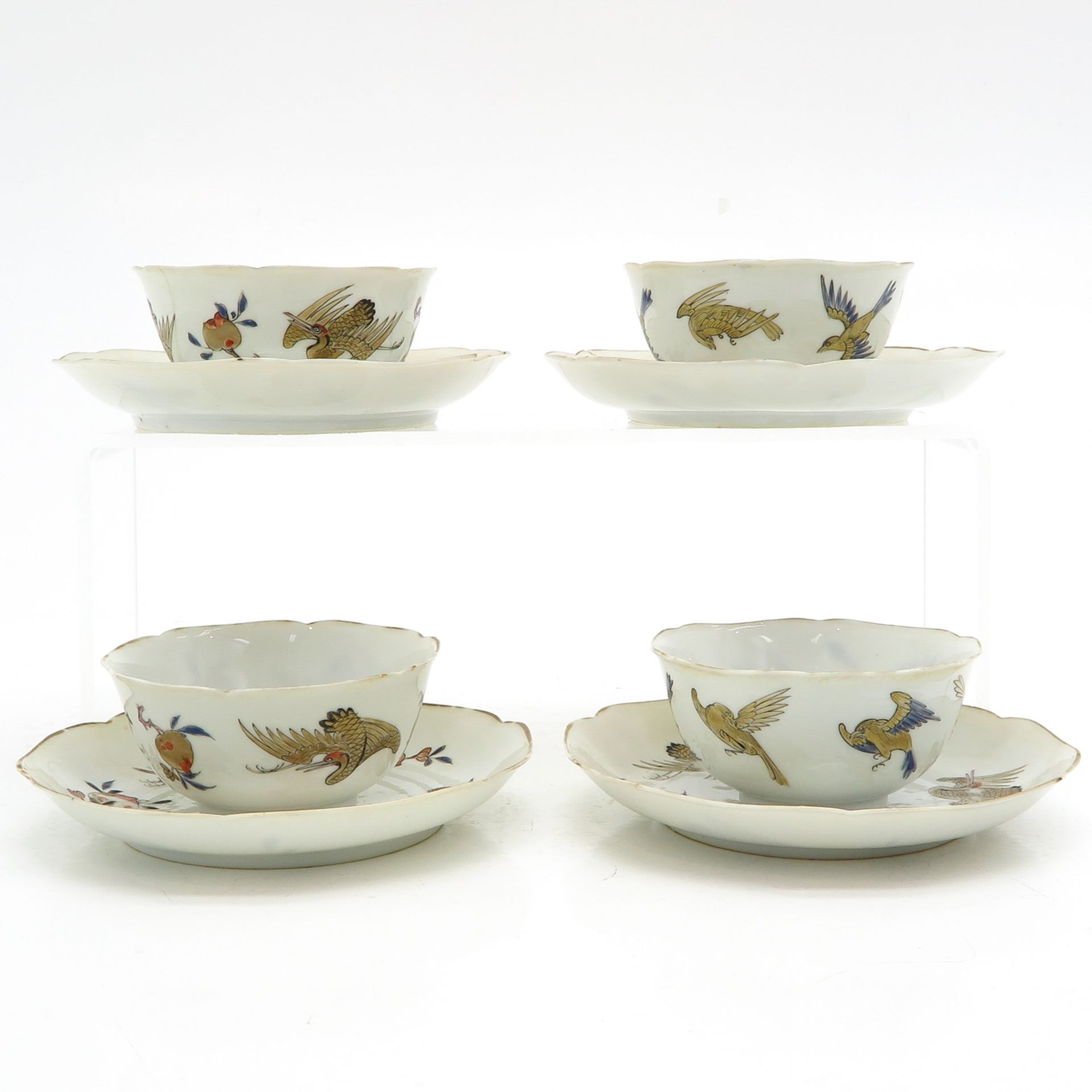 A Series of 4 Cups and Saucers - Bild 2 aus 10