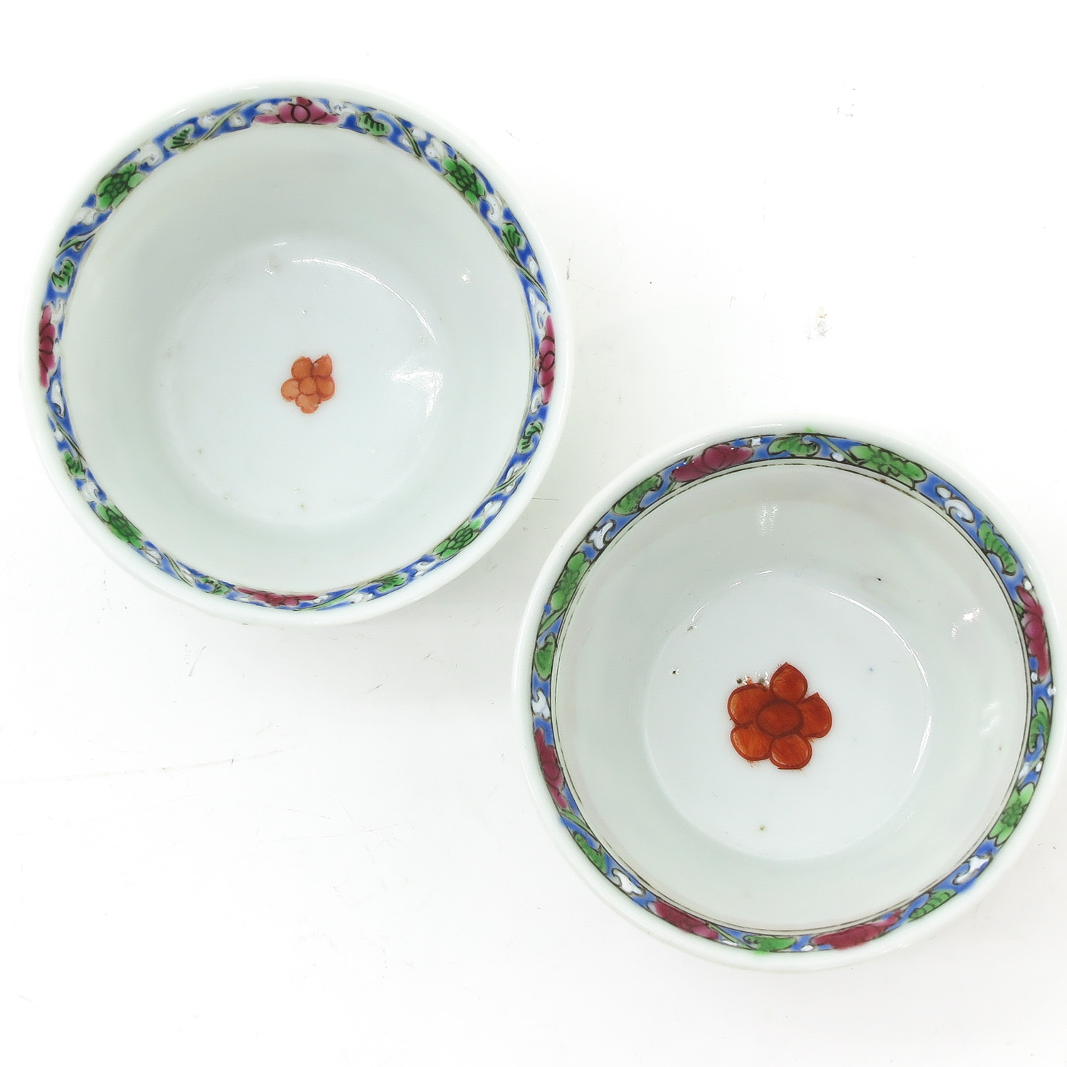 Two Polychrome Decor Cups and Saucers - Image 6 of 10