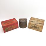 A Collection of Three Antique Tins