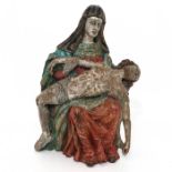 A 17th Century Pieta Sculpture