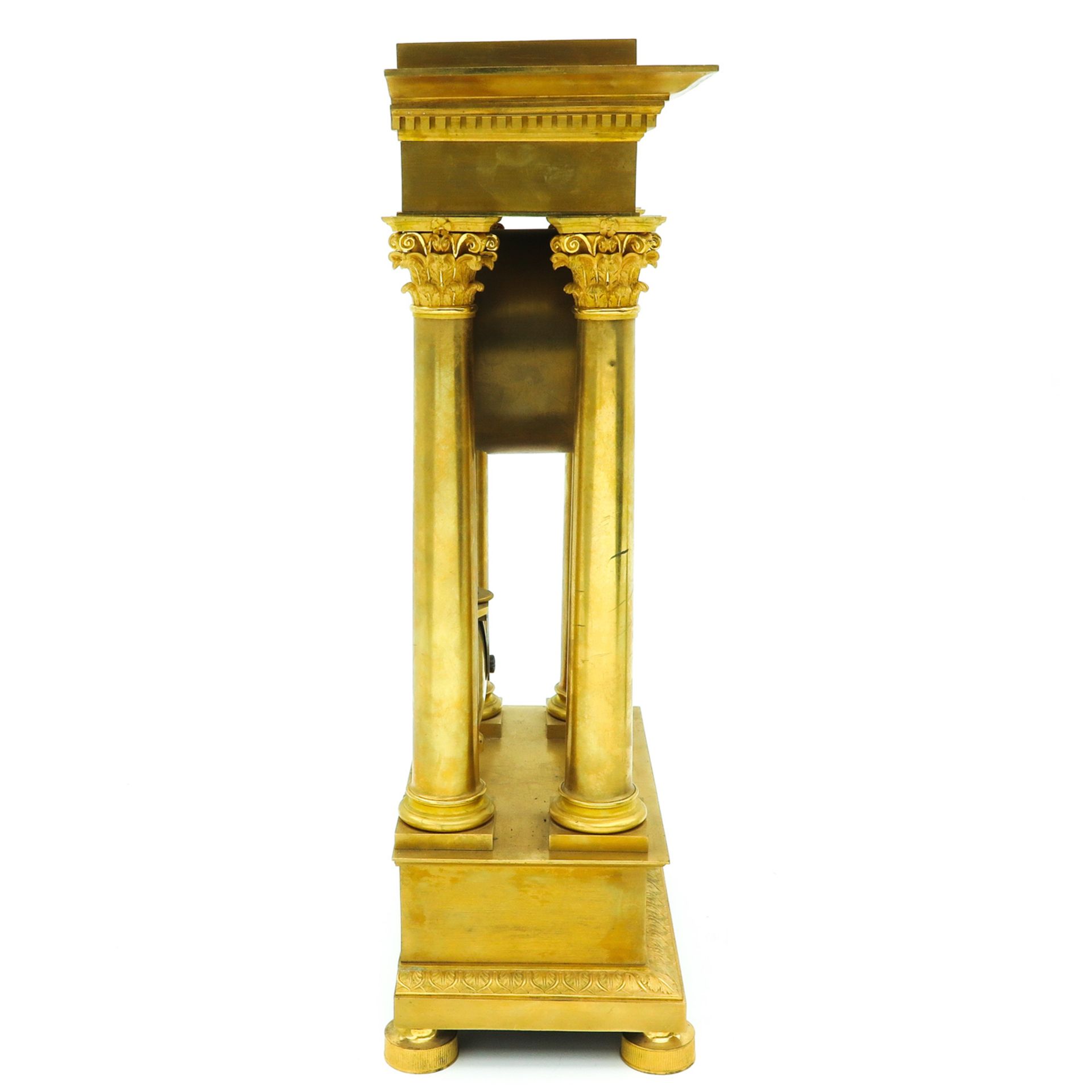 An Empire Period French Column Pendule - Image 5 of 7