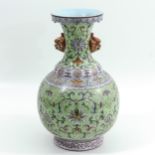 A Famille Rose Vase