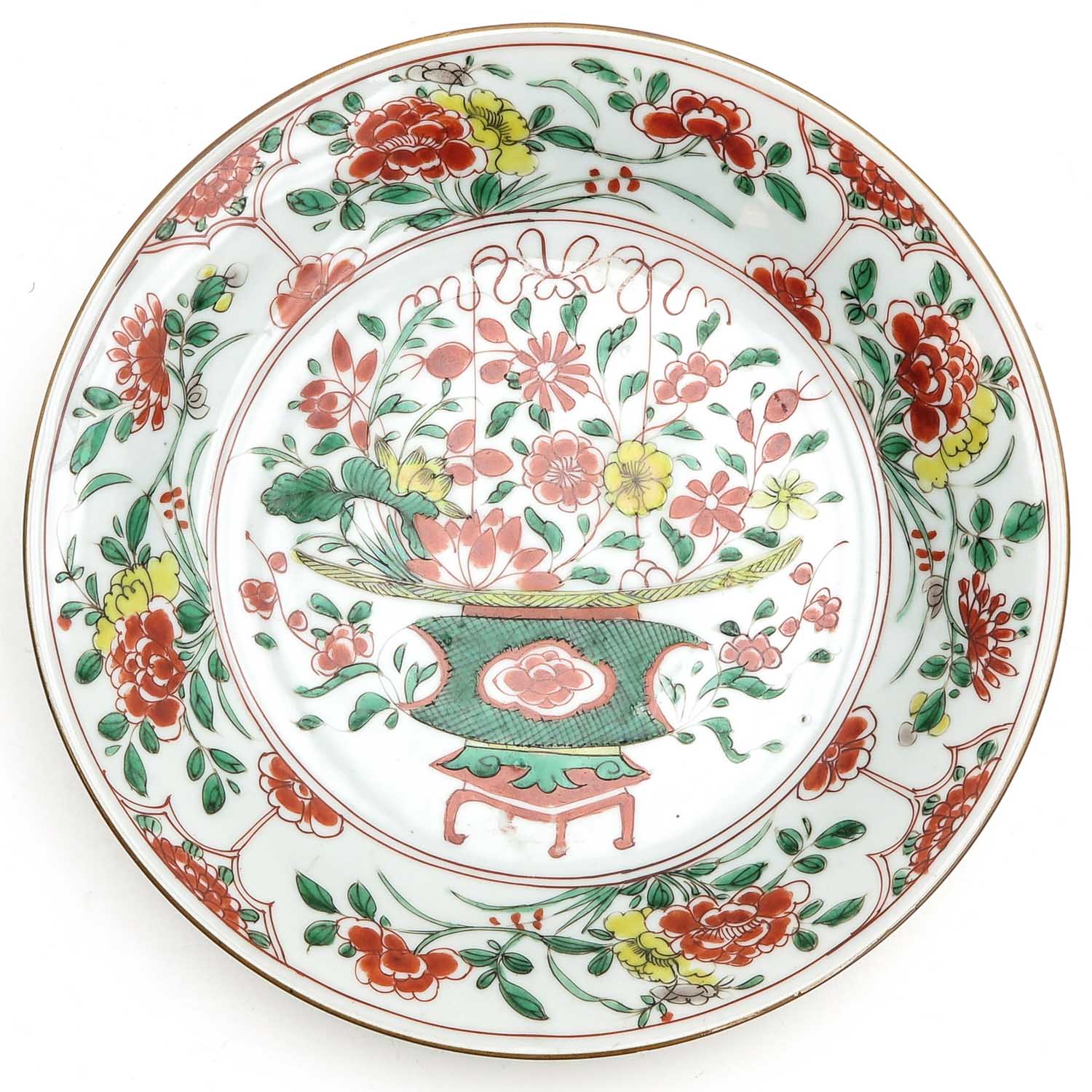 Two Famille Verte Plates - Image 5 of 10