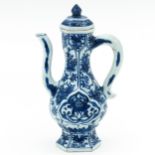 A Blue and White Pitcher