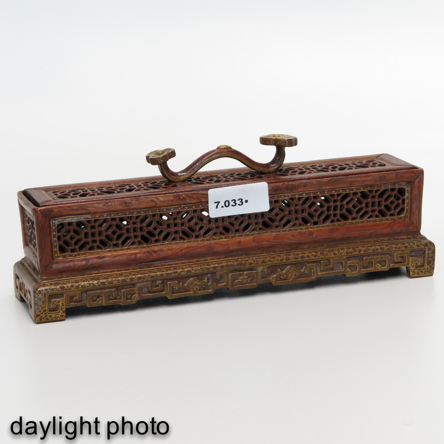 A Orange and Gilt Box - Image 7 of 9