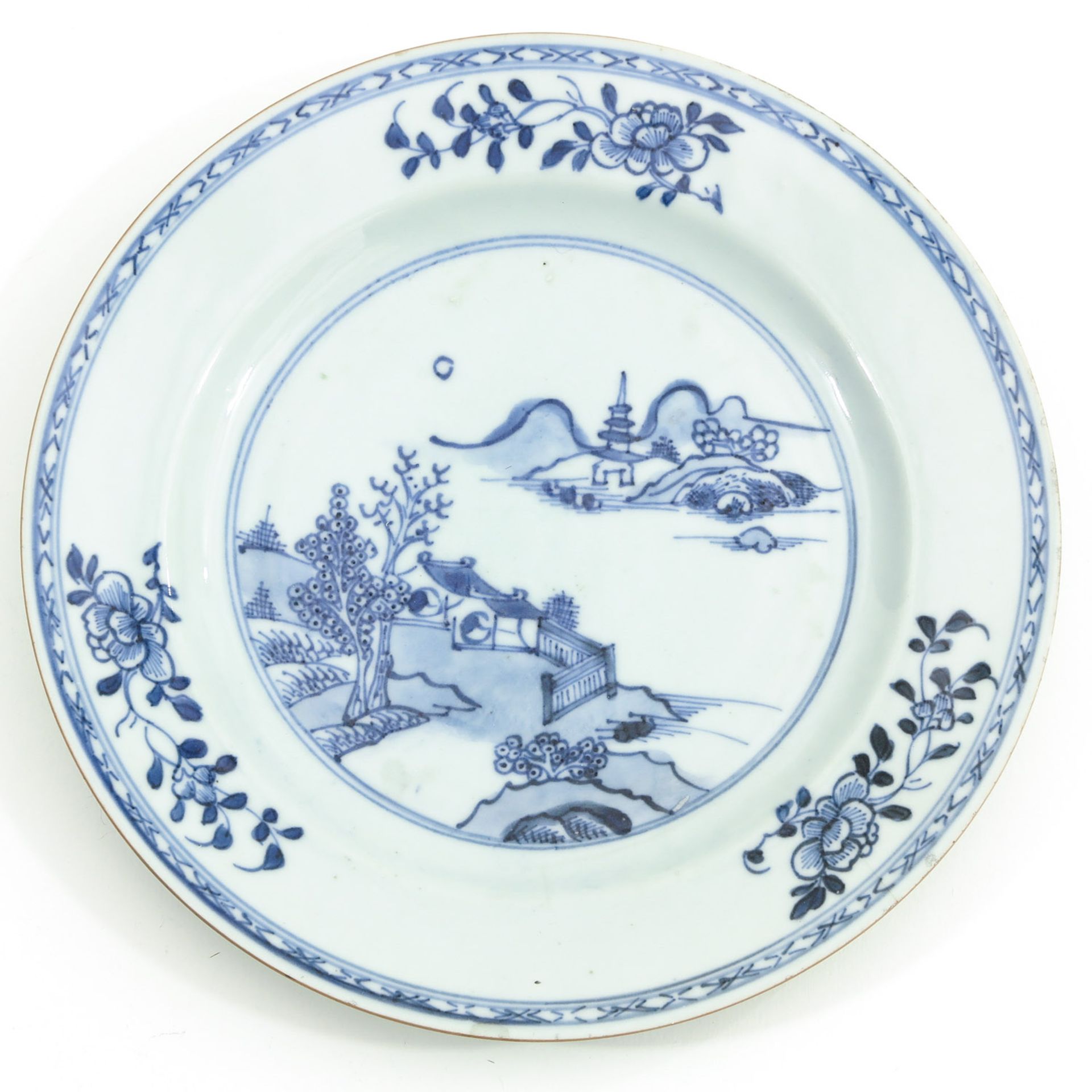 A Series of 3 Blue and White Plates - Bild 3 aus 10