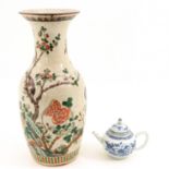 A Nanking Vase and Teapot