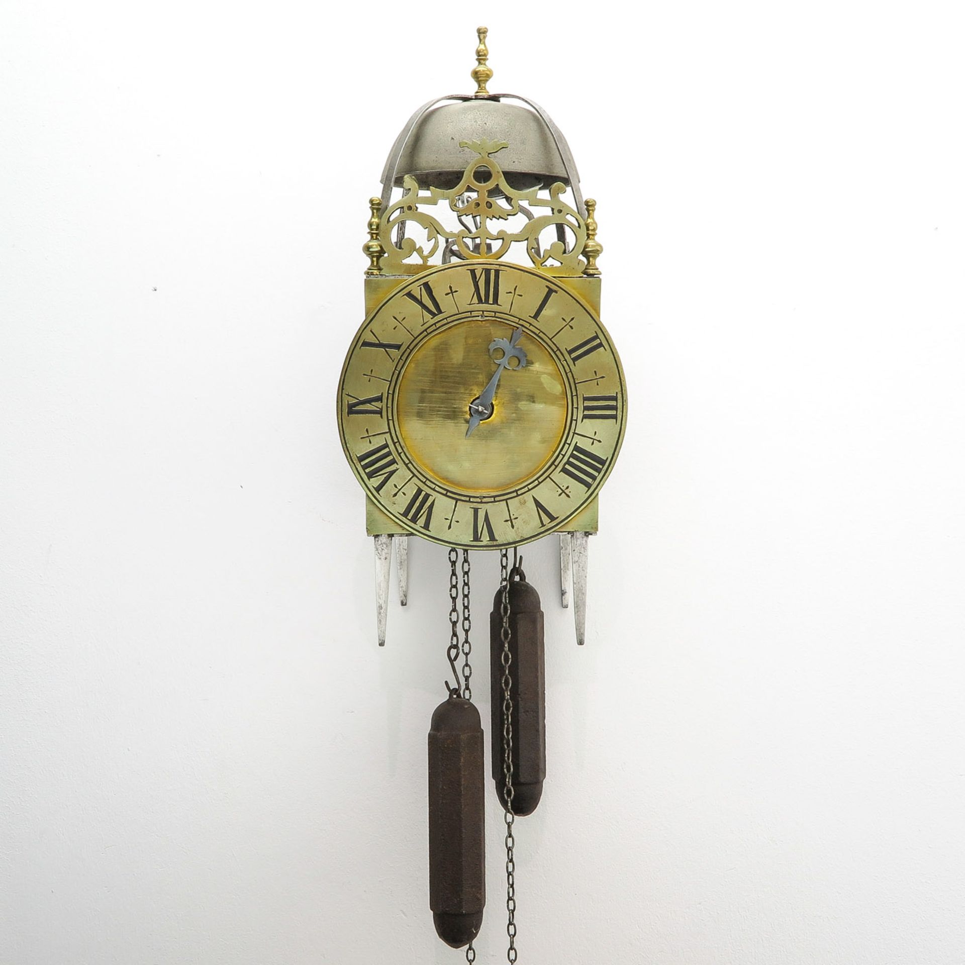 A 17th - 18th Century French Lantern clock