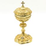 A 19th Century Very Richly Decorated Silver Ciborium