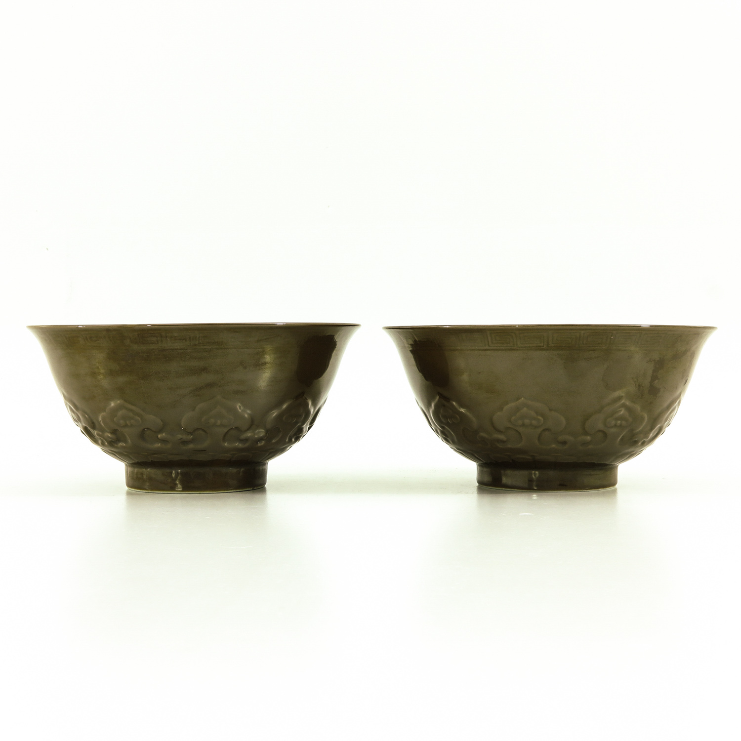 A Pair of Monochrome Brown Glaze Bowls - Image 2 of 10