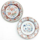 Two Polychrome Plates