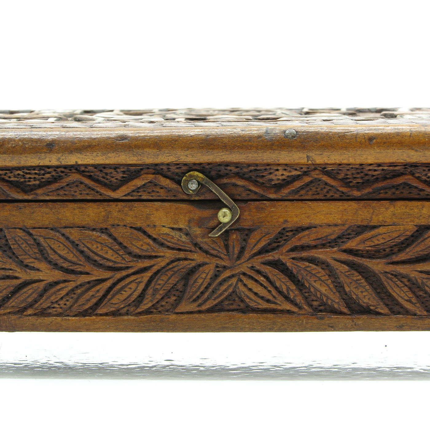 A Carved Folk Art Trunk - Image 8 of 8