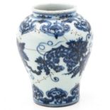 A Blue and White Vase