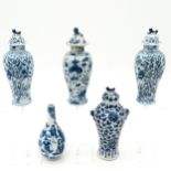 A Collection of 5 Vases