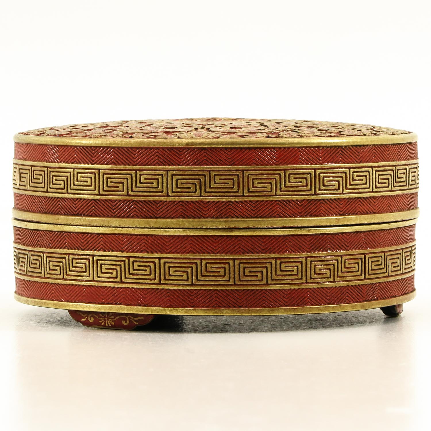 An Orange and Gilt Box - Image 3 of 9