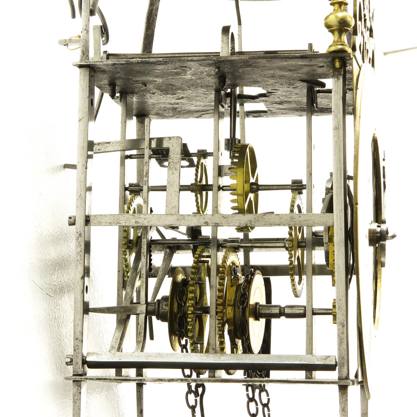 A 17th - 18th Century French Lantern clock - Image 4 of 5