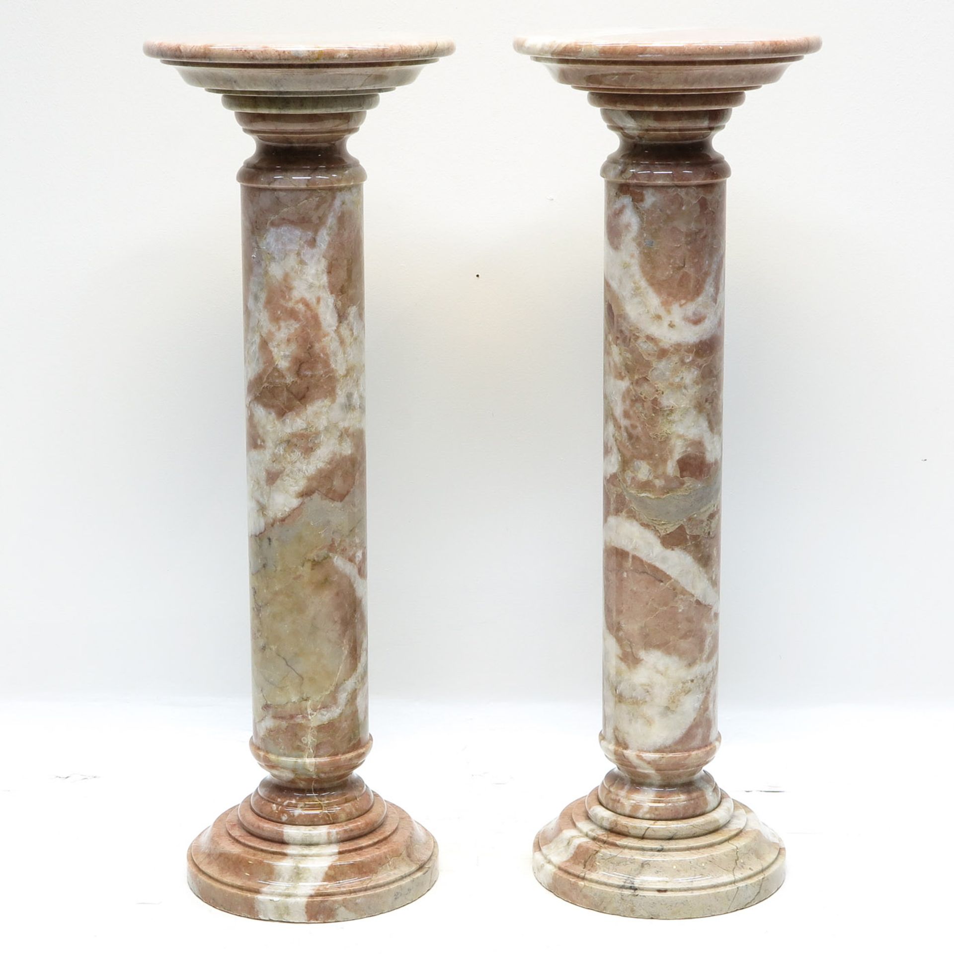 A Pair of Marble Pedestals - Image 4 of 7