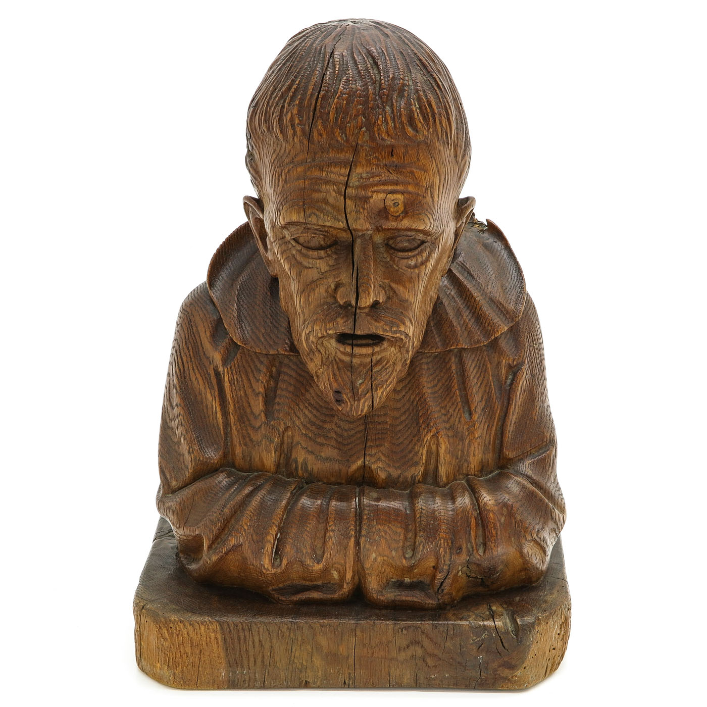 A 19th Century Oak Bust