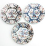 A Series of 3 Arita Plates