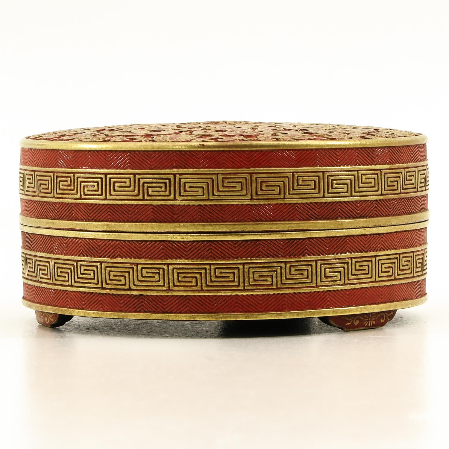 An Orange and Gilt Box - Image 2 of 9